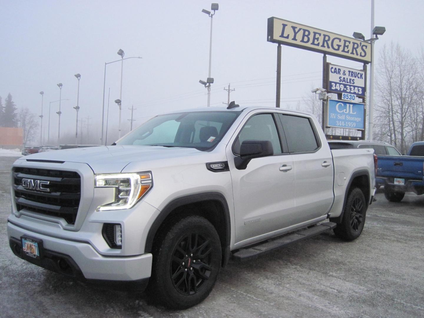 2021 silver /black GMC Sierra 1500 Elevation (3GTU9CED8MG) , located at 9530 Old Seward Highway, Anchorage, AK, 99515, (907) 349-3343, 61.134140, -149.865570 - Photo#0